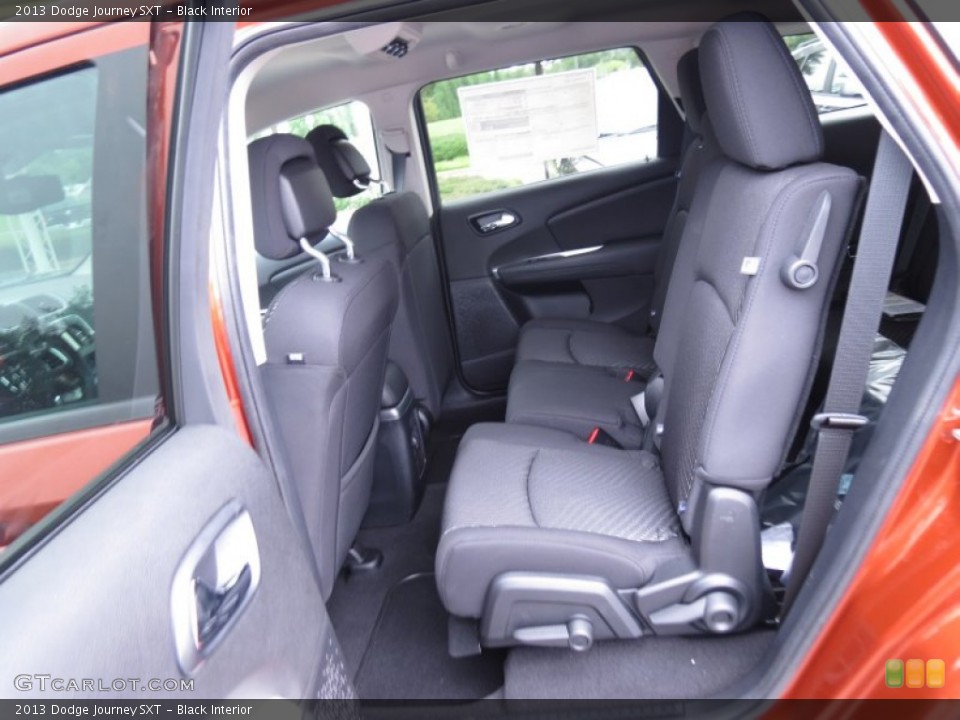 Black Interior Rear Seat for the 2013 Dodge Journey SXT #70185530