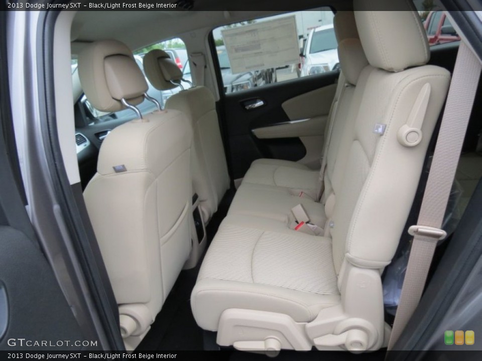 Black/Light Frost Beige Interior Photo for the 2013 Dodge Journey SXT #70185851