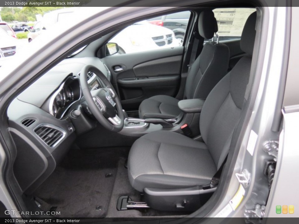 Black Interior Front Seat for the 2013 Dodge Avenger SXT #70186604