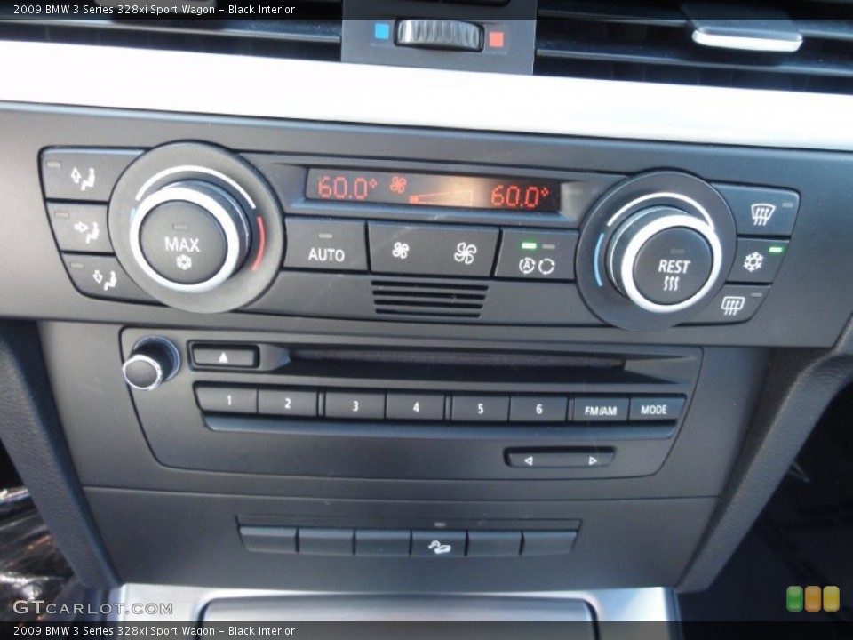 Black Interior Controls for the 2009 BMW 3 Series 328xi Sport Wagon #70186703