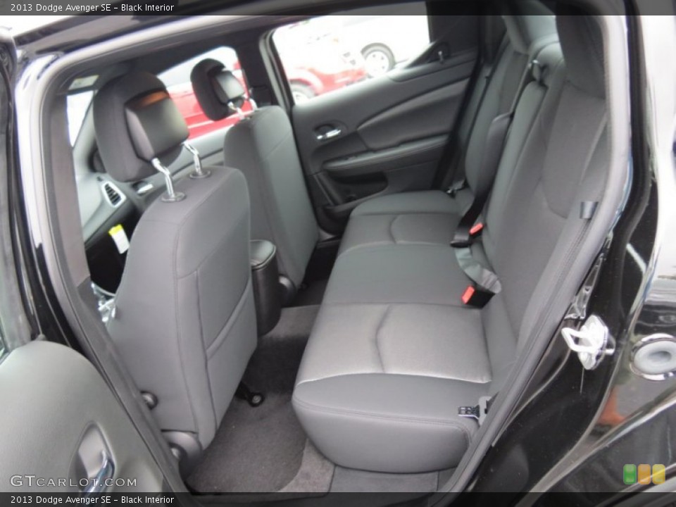 Black Interior Rear Seat for the 2013 Dodge Avenger SE #70186811