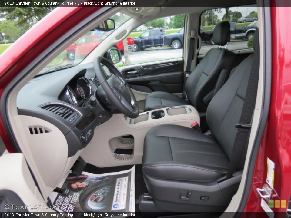 Black/Light Graystone Interior Photo for the 2013 Chrysler Town & Country Touring - L #70187126
