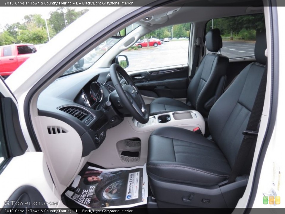Black/Light Graystone Interior Photo for the 2013 Chrysler Town & Country Touring - L #70187234