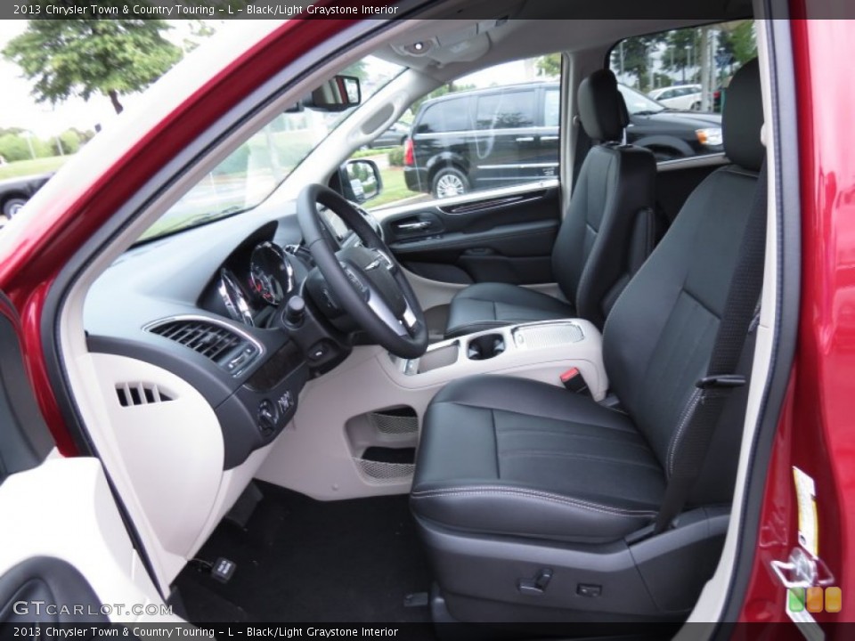 Black/Light Graystone Interior Photo for the 2013 Chrysler Town & Country Touring - L #70187351