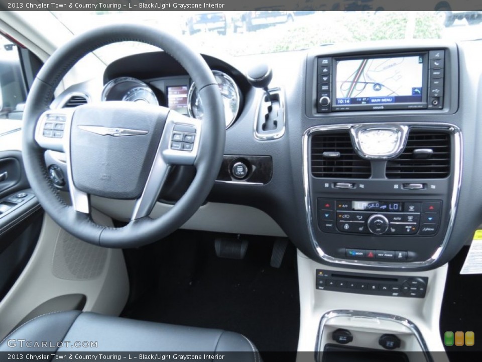 Black/Light Graystone Interior Dashboard for the 2013 Chrysler Town & Country Touring - L #70187399