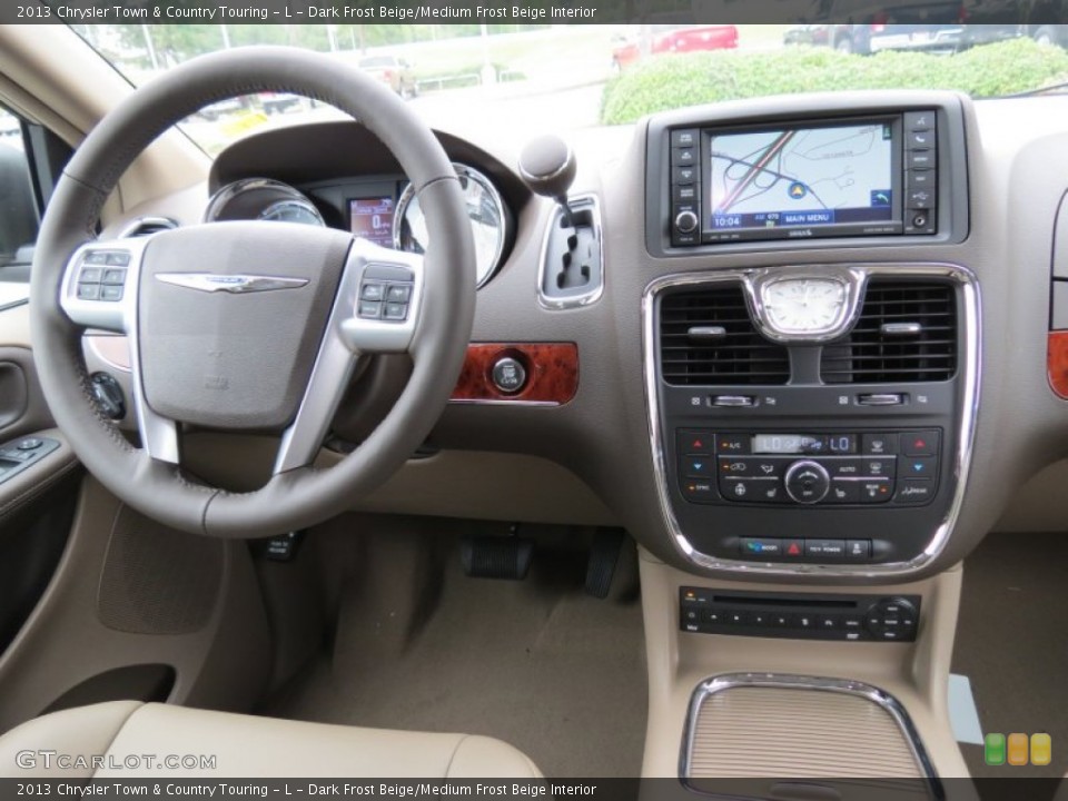 Dark Frost Beige/Medium Frost Beige Interior Dashboard for the 2013 Chrysler Town & Country Touring - L #70187525