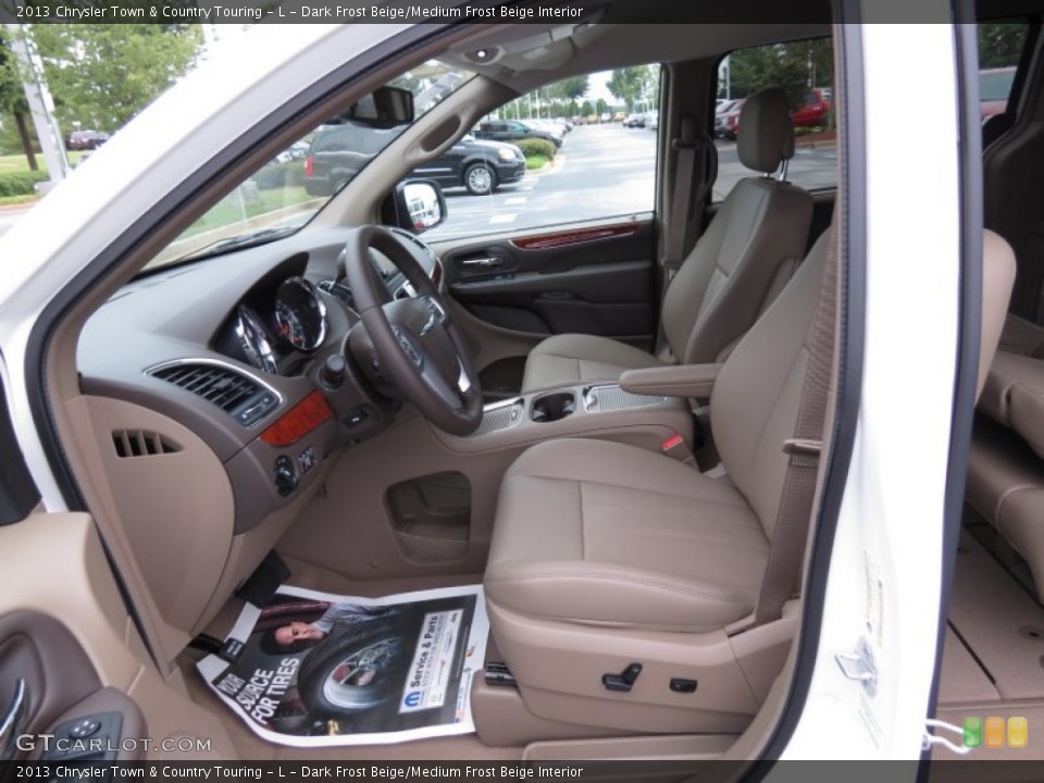 Dark Frost Beige/Medium Frost Beige Interior Photo for the 2013 Chrysler Town & Country Touring - L #70187849