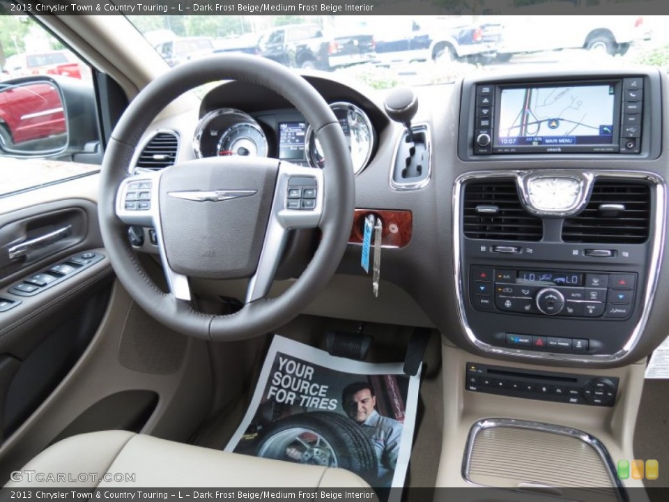 Dark Frost Beige/Medium Frost Beige Interior Dashboard for the 2013 Chrysler Town & Country Touring - L #70187897