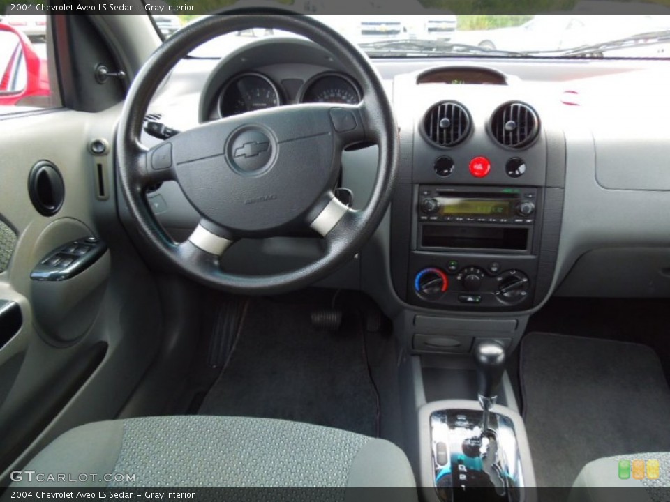 Gray Interior Dashboard for the 2004 Chevrolet Aveo LS Sedan #70191335