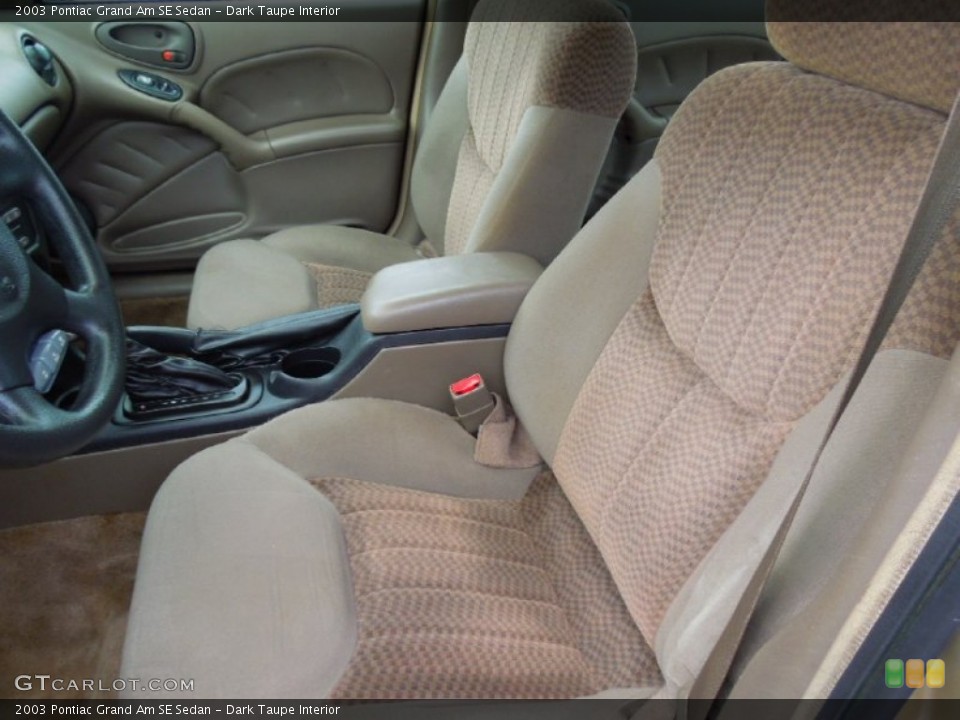 Dark Taupe Interior Front Seat for the 2003 Pontiac Grand Am SE Sedan #70191473