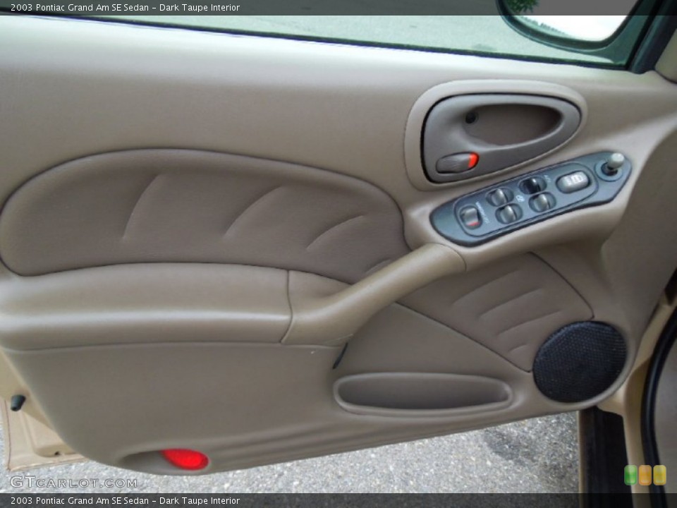 Dark Taupe Interior Door Panel for the 2003 Pontiac Grand Am SE Sedan #70191476