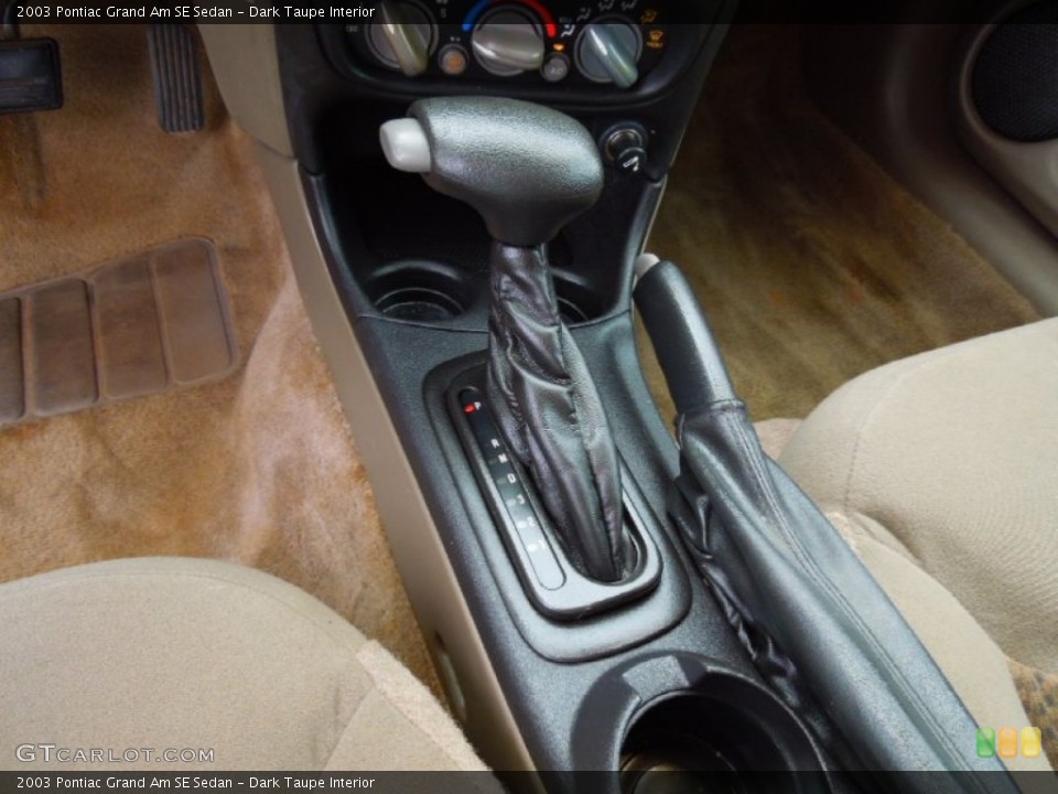 Dark Taupe Interior Transmission for the 2003 Pontiac Grand Am SE Sedan #70191479