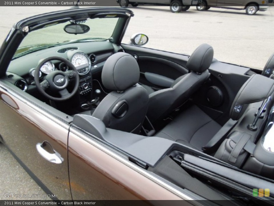 Carbon Black Interior Photo for the 2011 Mini Cooper S Convertible #70191668