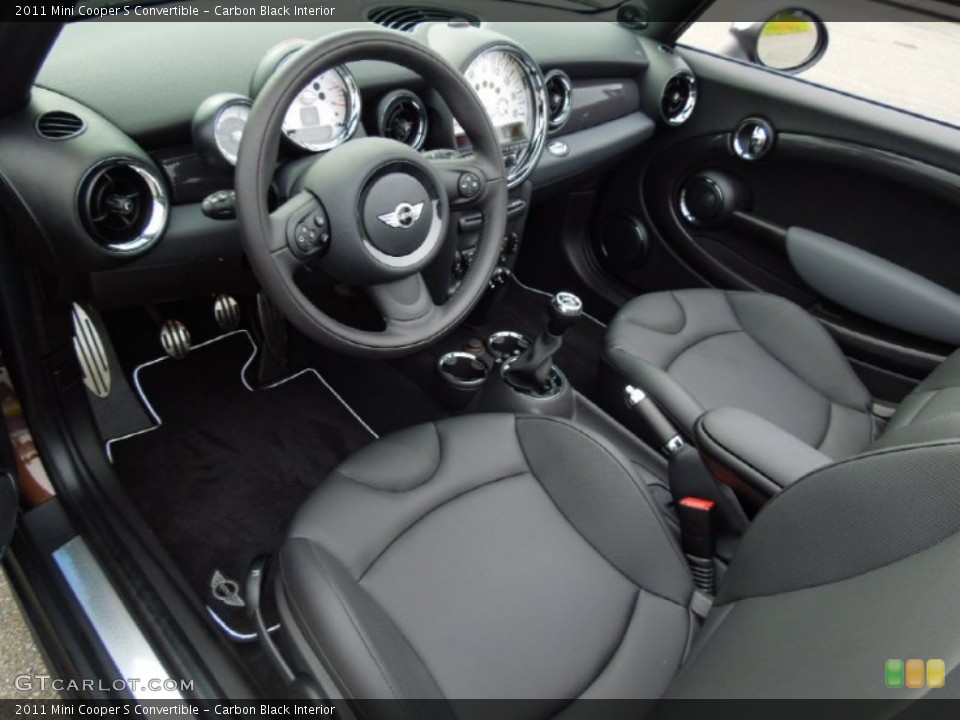 Carbon Black Interior Prime Interior for the 2011 Mini Cooper S Convertible #70191671