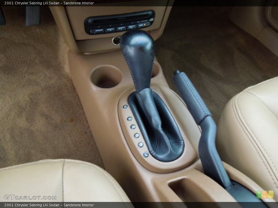 Sandstone Interior Transmission for the 2001 Chrysler Sebring LXi Sedan #70191704