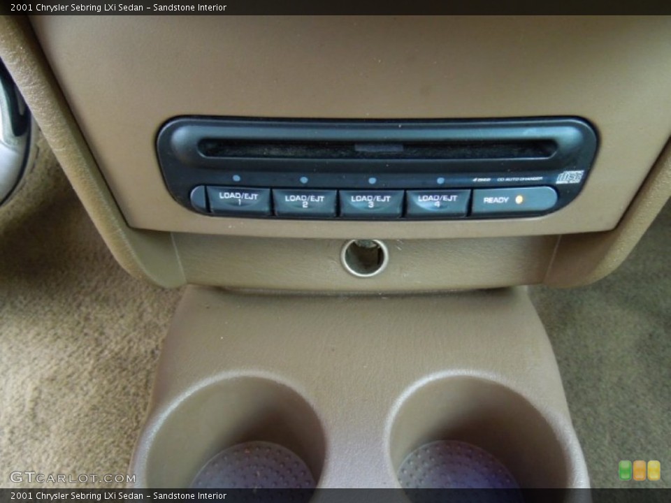 Sandstone Interior Audio System for the 2001 Chrysler Sebring LXi Sedan #70191707