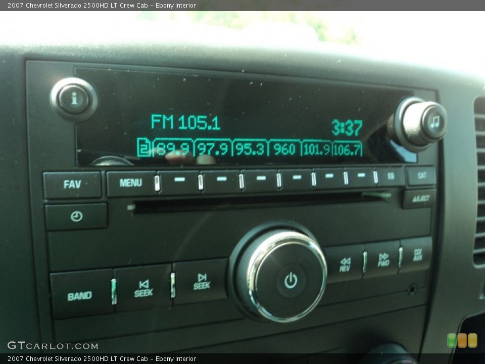 Ebony Interior Audio System for the 2007 Chevrolet Silverado 2500HD LT Crew Cab #70191866