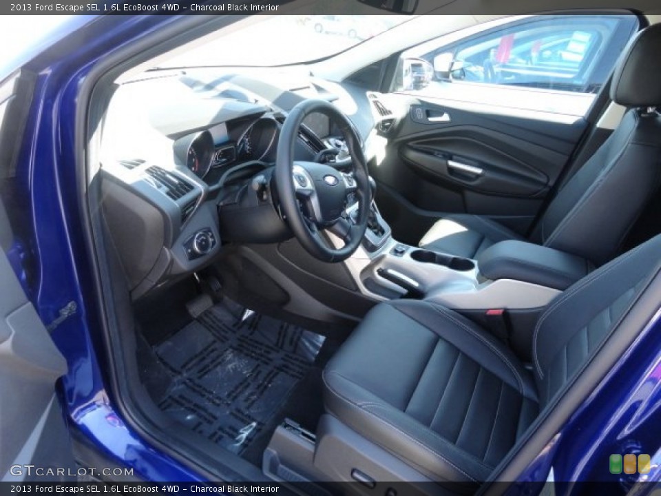 Charcoal Black Interior Photo for the 2013 Ford Escape SEL 1.6L EcoBoost 4WD #70193255