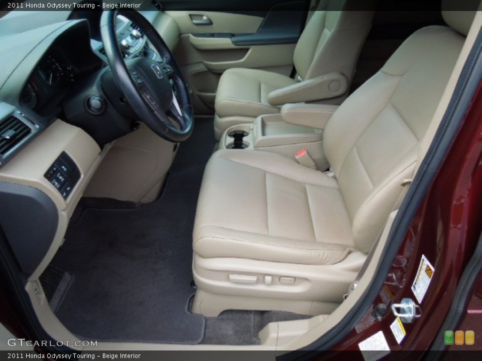 Beige Interior Front Seat for the 2011 Honda Odyssey Touring #70194014