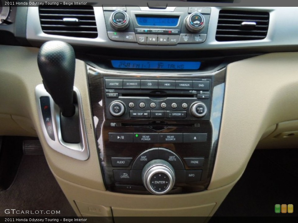 Beige Interior Controls for the 2011 Honda Odyssey Touring #70194026
