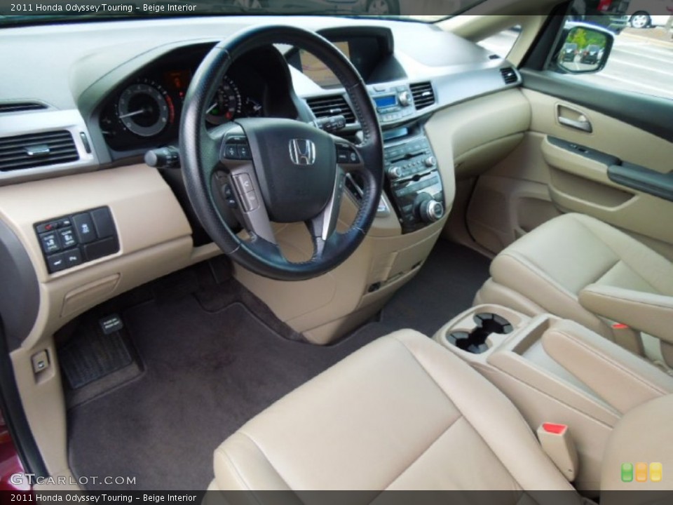 Beige Interior Prime Interior for the 2011 Honda Odyssey Touring #70194077
