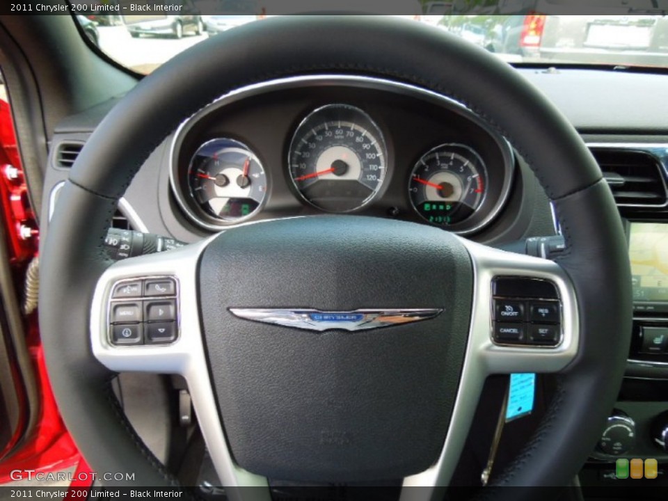 Black Interior Steering Wheel for the 2011 Chrysler 200 Limited #70194281