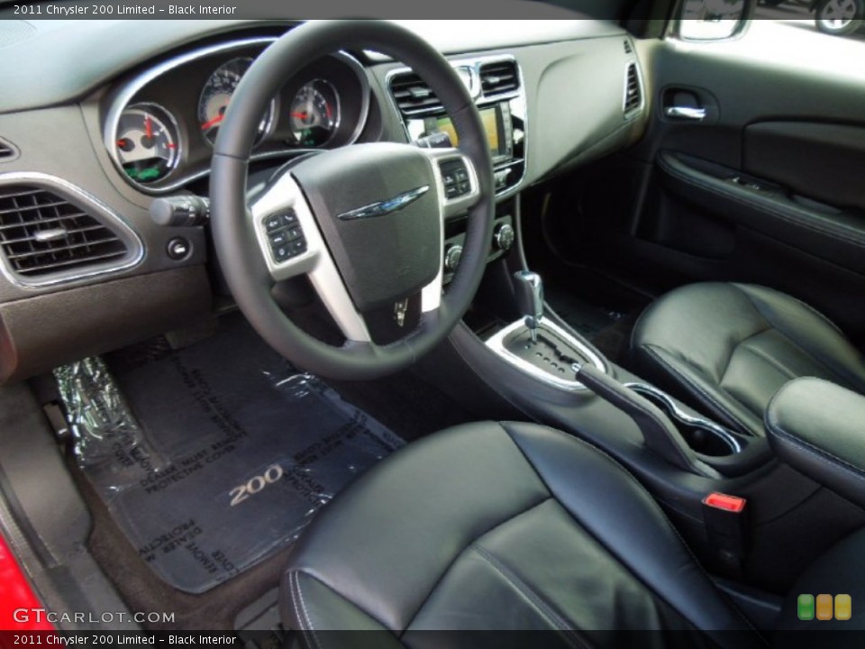 Black Interior Prime Interior for the 2011 Chrysler 200 Limited #70194317