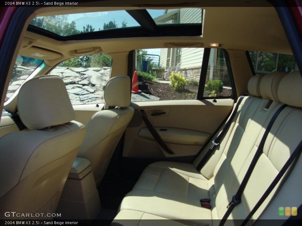 Sand Beige Interior Photo for the 2004 BMW X3 2.5i #70197958