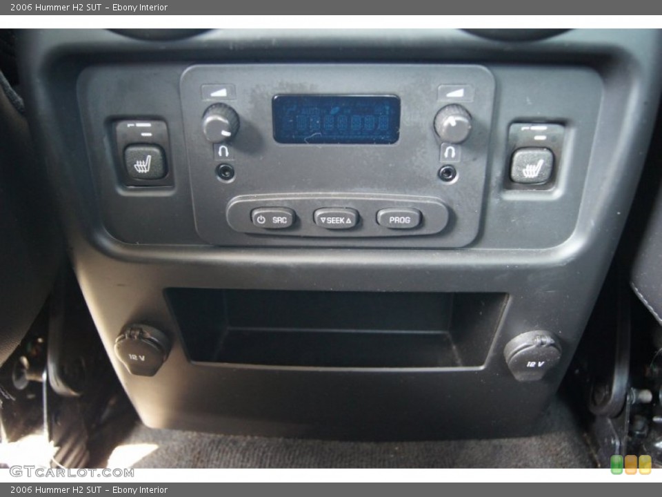 Ebony Interior Controls for the 2006 Hummer H2 SUT #70199035