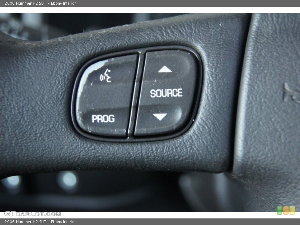Ebony Interior Controls for the 2006 Hummer H2 SUT #70199081