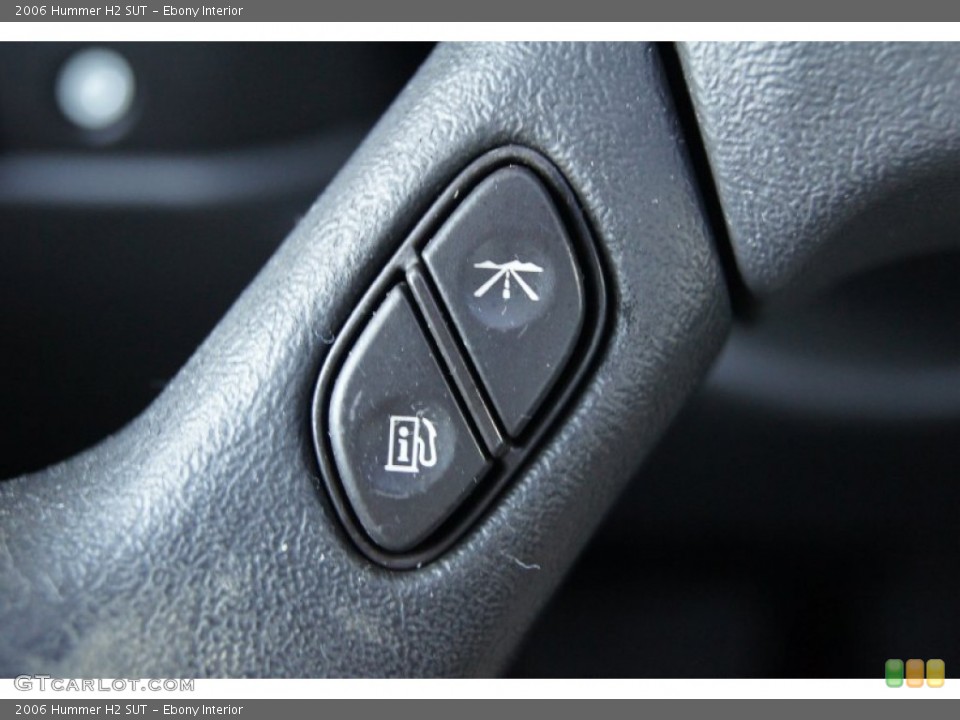 Ebony Interior Controls for the 2006 Hummer H2 SUT #70199089