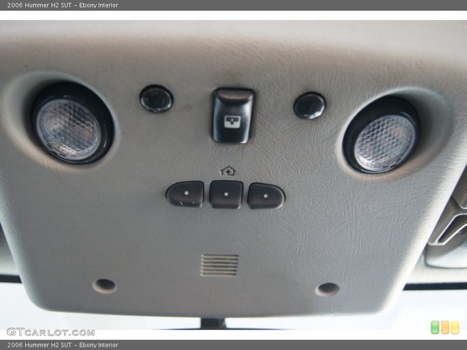 Ebony Interior Controls for the 2006 Hummer H2 SUT #70199212