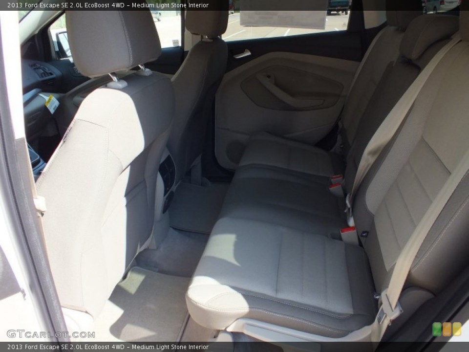 Medium Light Stone Interior Rear Seat for the 2013 Ford Escape SE 2.0L EcoBoost 4WD #70201195