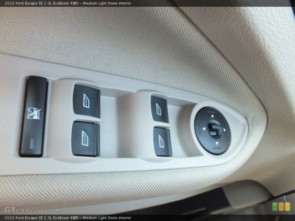 Medium Light Stone Interior Controls for the 2013 Ford Escape SE 2.0L EcoBoost 4WD #70201261
