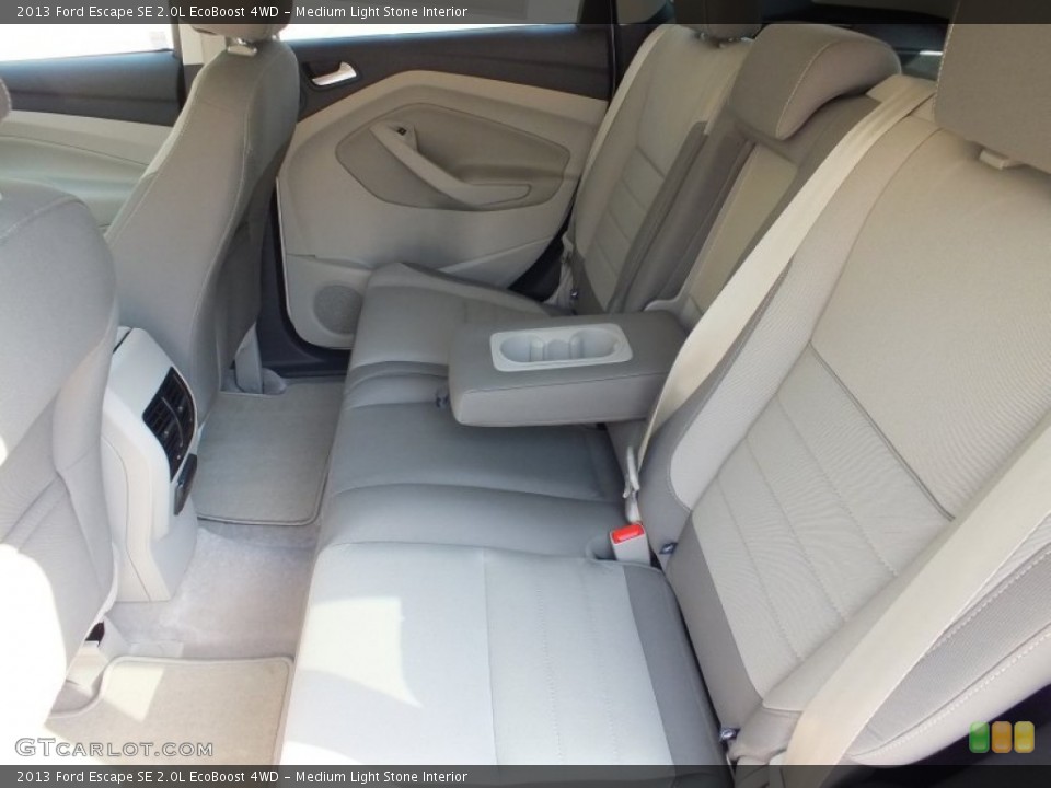 Medium Light Stone Interior Rear Seat for the 2013 Ford Escape SE 2.0L EcoBoost 4WD #70201357