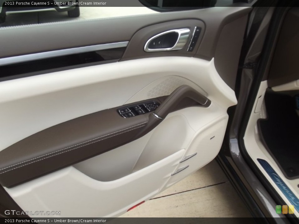 Umber Brown/Cream Interior Door Panel for the 2013 Porsche Cayenne S #70201627