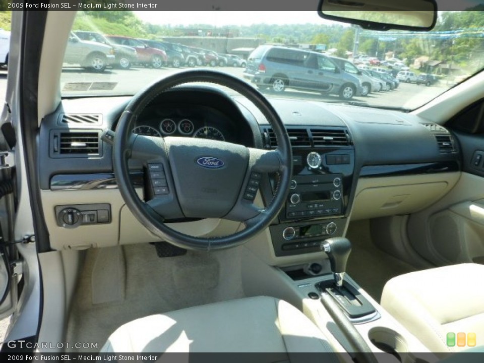Medium Light Stone Interior Dashboard for the 2009 Ford Fusion SEL #70202552