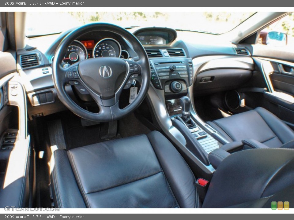 Ebony 2009 Acura TL Interiors