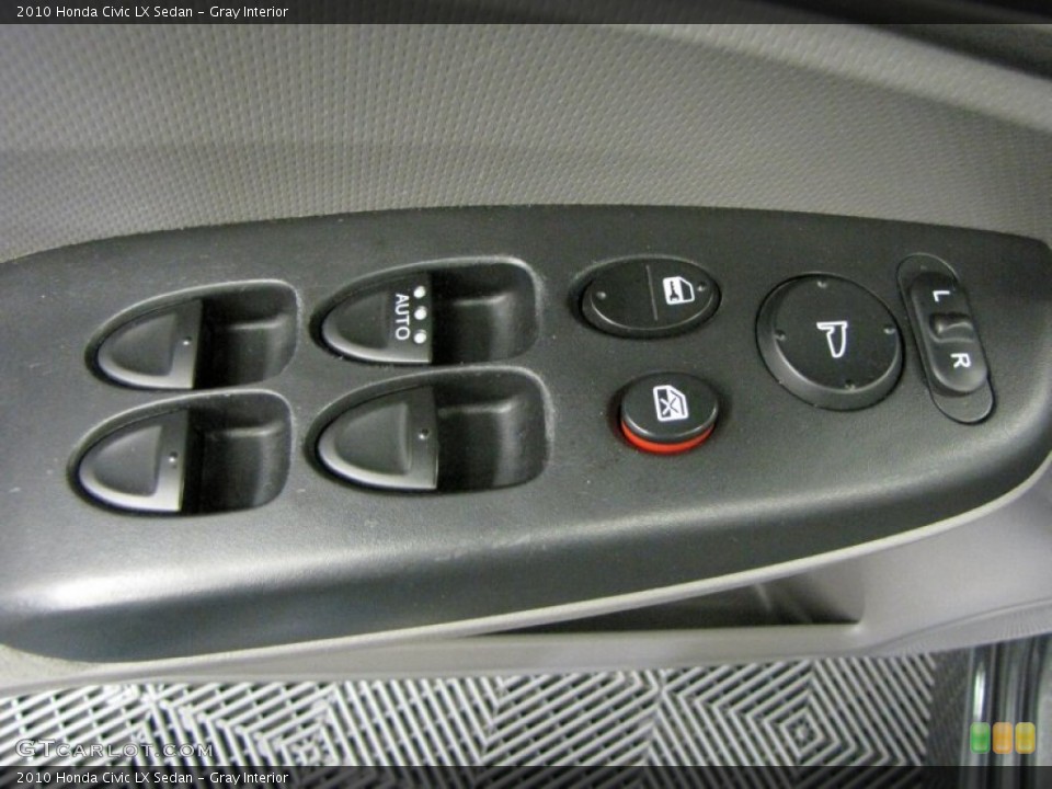 Gray Interior Controls for the 2010 Honda Civic LX Sedan #70204627