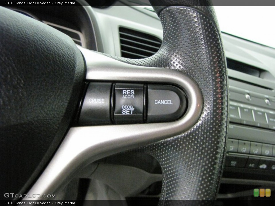Gray Interior Controls for the 2010 Honda Civic LX Sedan #70204657