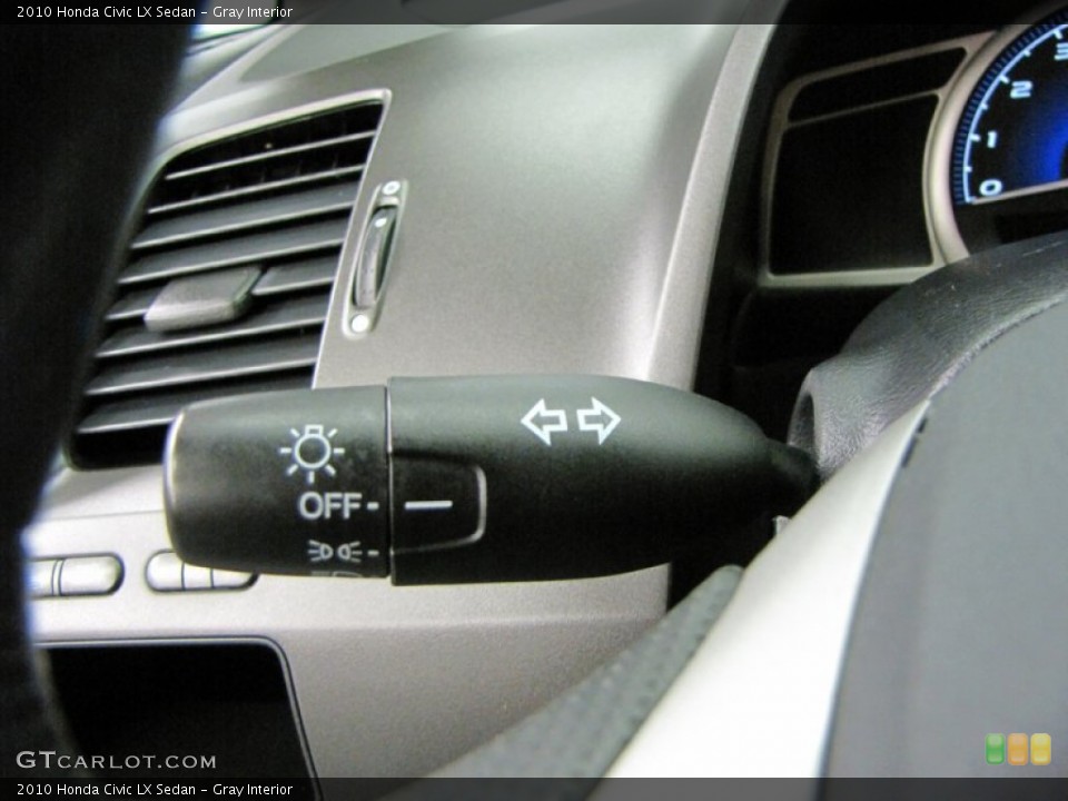 Gray Interior Controls for the 2010 Honda Civic LX Sedan #70204666