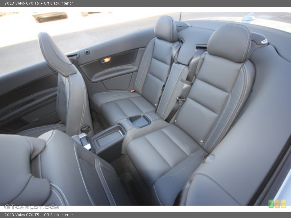 Off Black Interior Rear Seat for the 2013 Volvo C70 T5 #70204723