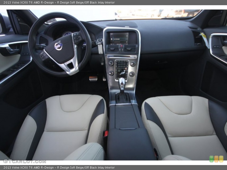 R Design Soft Beige/Off Black Inlay Interior Dashboard for the 2013 Volvo XC60 T6 AWD R-Design #70204937