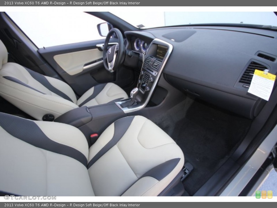R Design Soft Beige/Off Black Inlay Interior Photo for the 2013 Volvo XC60 T6 AWD R-Design #70204972