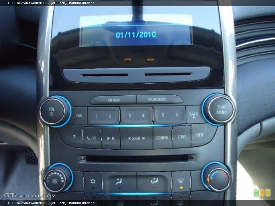 Jet Black/Titanium Interior Controls for the 2013 Chevrolet Malibu LS #70206148