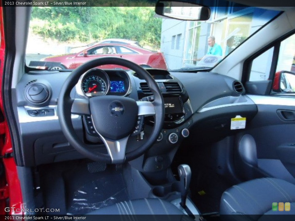 Silver/Blue Interior Dashboard for the 2013 Chevrolet Spark LT #70206772