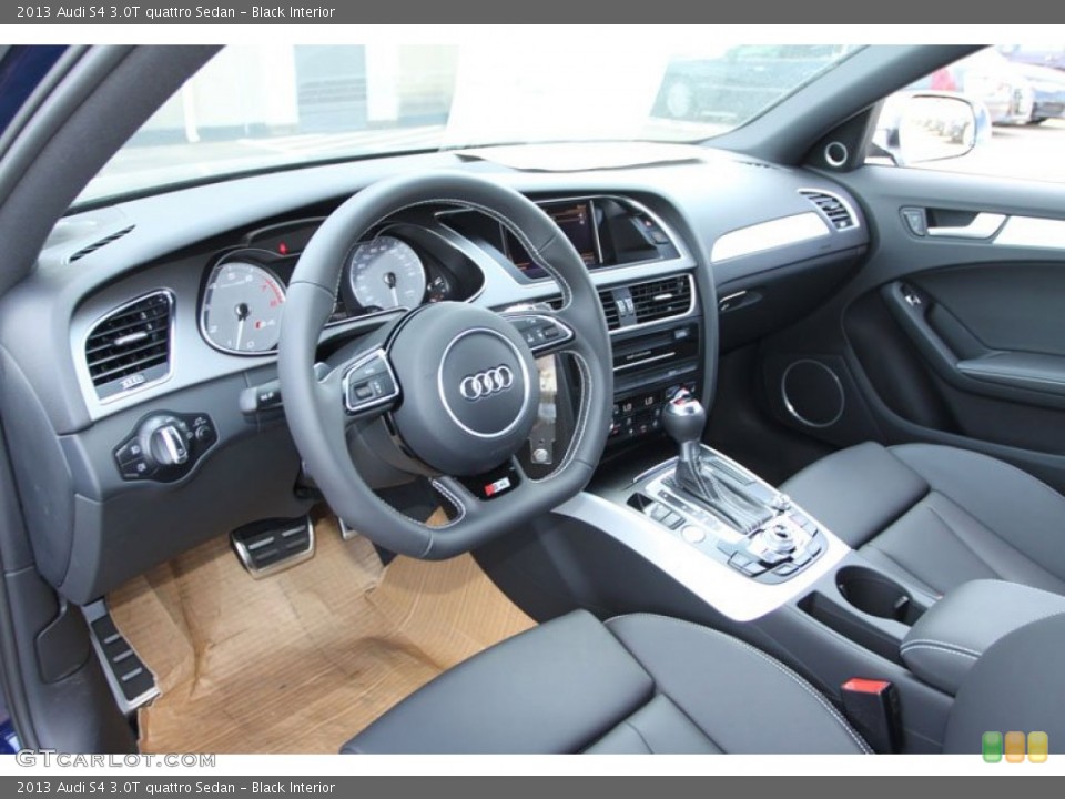 Black Interior Prime Interior for the 2013 Audi S4 3.0T quattro Sedan #70210072