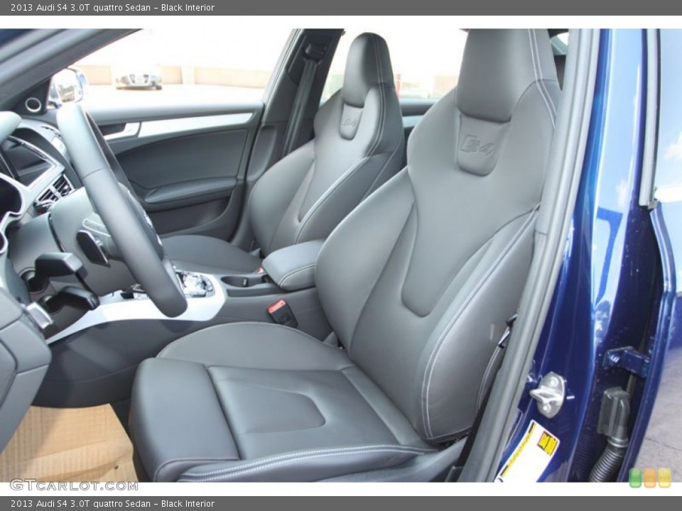 Black Interior Front Seat for the 2013 Audi S4 3.0T quattro Sedan #70210081