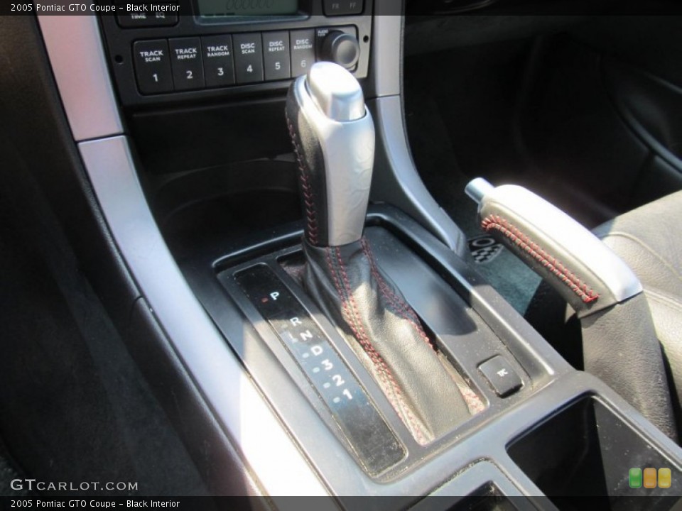 Black Interior Transmission for the 2005 Pontiac GTO Coupe #70210180