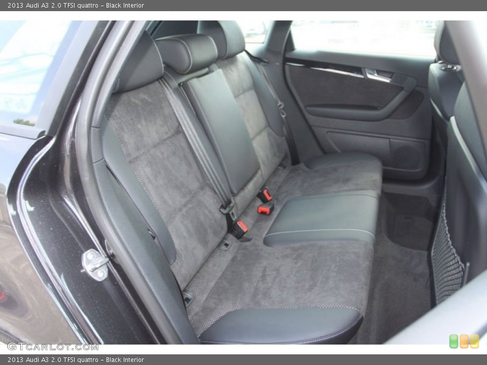 Black Interior Rear Seat for the 2013 Audi A3 2.0 TFSI quattro #70210403